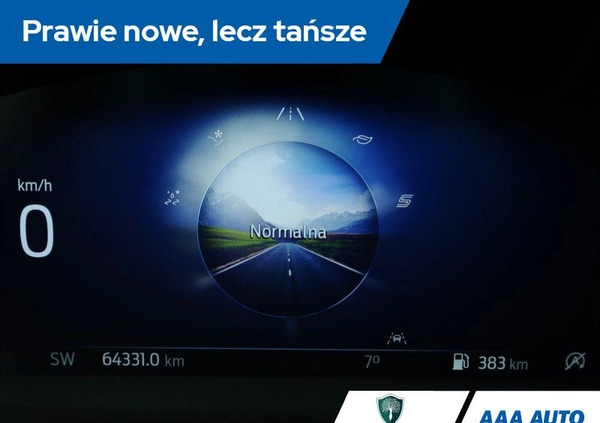 Ford Kuga cena 98000 przebieg: 64324, rok produkcji 2020 z Szczecinek małe 436